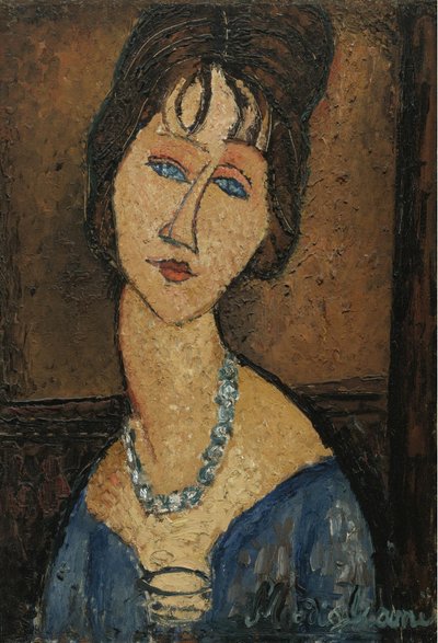 Portrait de Jeanne Hébuterne au Collier - Amedeo Modigliani